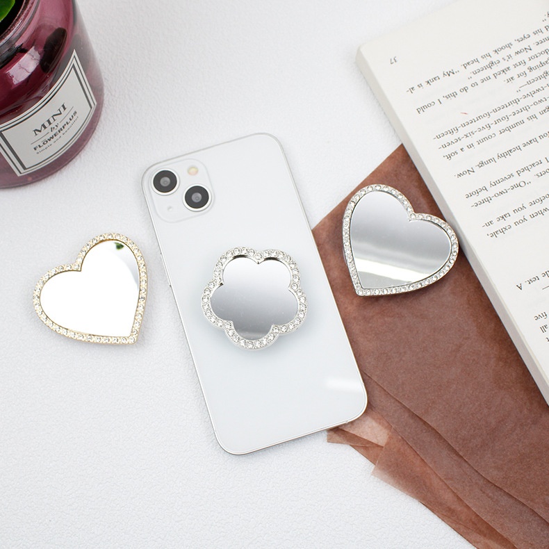 하트보석거울그립톡작